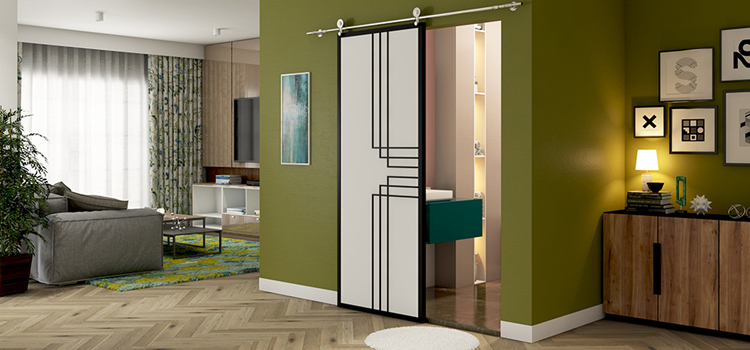 sliding bathroom door installation in Simi Valley